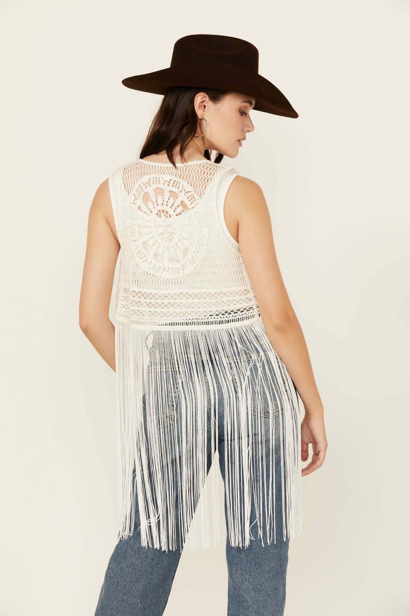Idyllwind Women | Hawls Crochet Fringe Vest