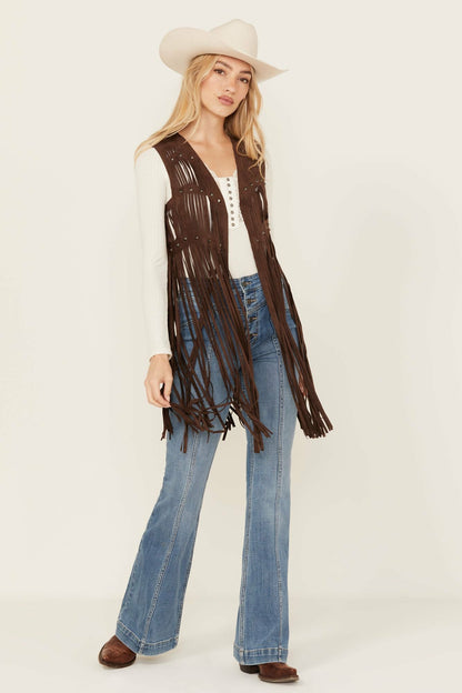 Idyllwind Women | Hattie Beaded Fringe Vest