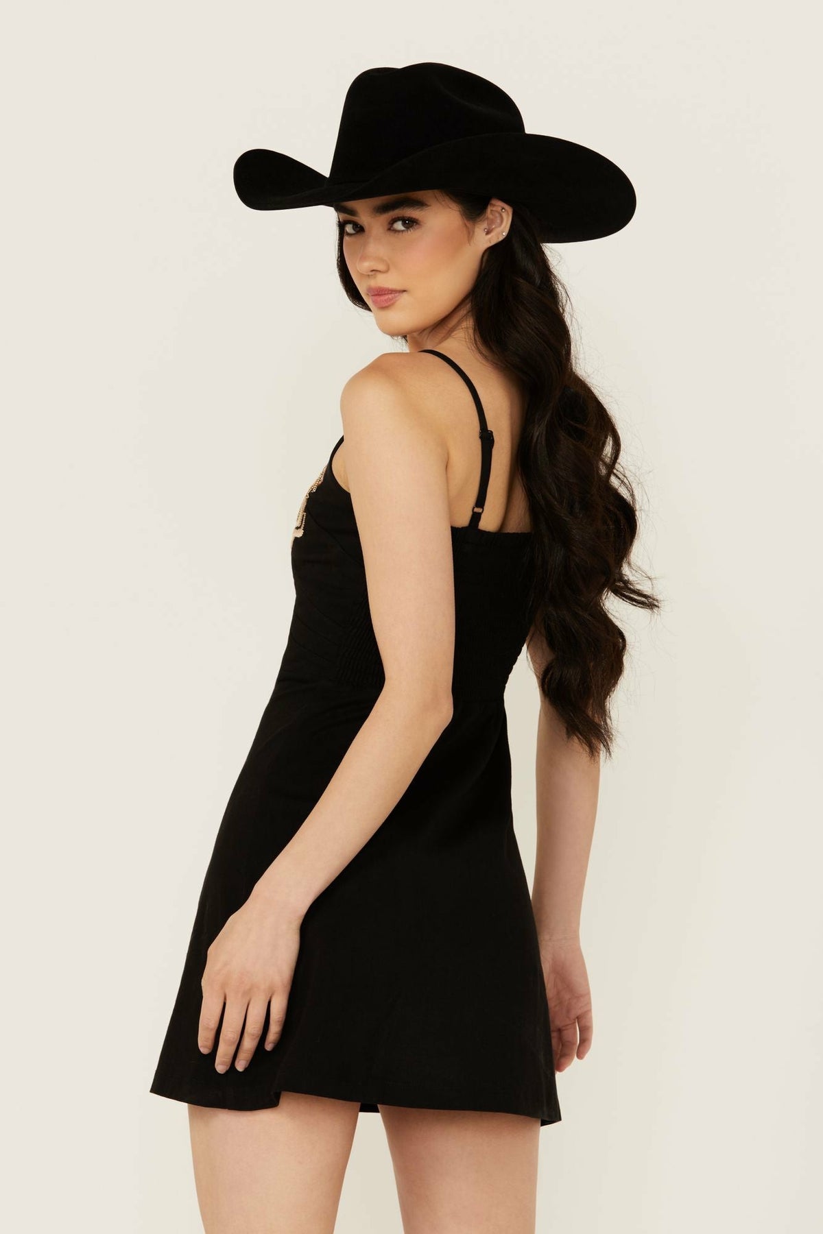 Idyllwind Women | Bee Embroidered Beaded Mini Dress