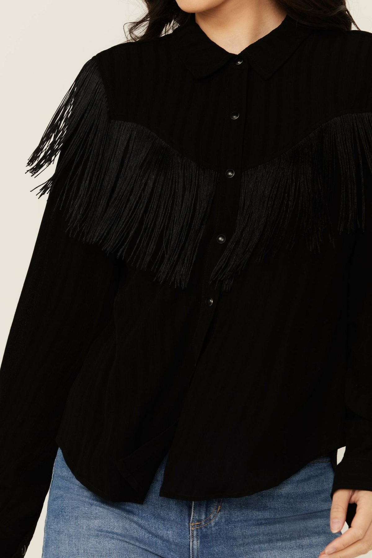 Idyllwind Women | Etta Fringe Long Sleeve Snap Western Shirt