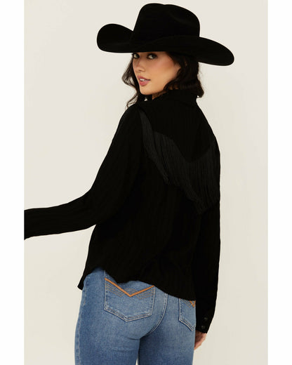Idyllwind Women | Etta Fringe Long Sleeve Snap Western Shirt