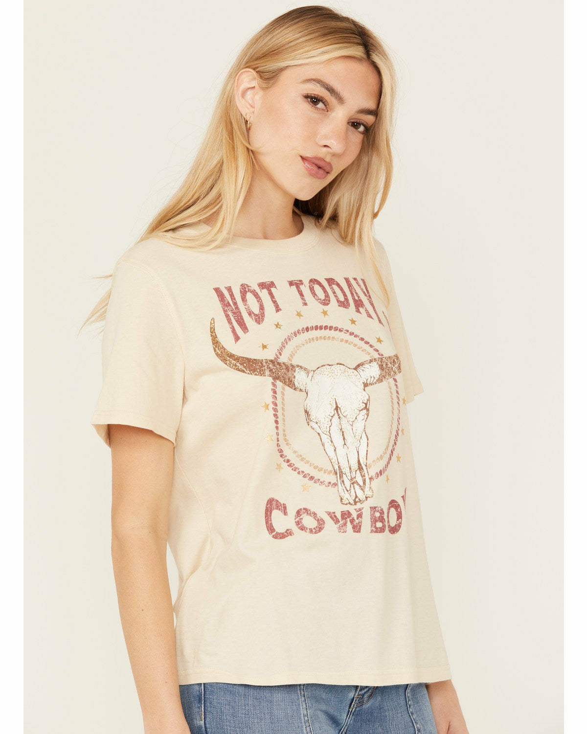 Idyllwind Women | Not Today Cowboy Boyfriend Fit Short Sleeve Graphic Tee