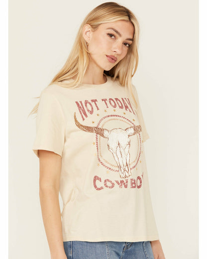 Idyllwind Women | Not Today Cowboy Boyfriend Fit Short Sleeve Graphic Tee