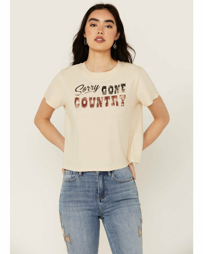 Idyllwind Women | Sorry Gone Country Short Sleeve Cropped Graphic Tee