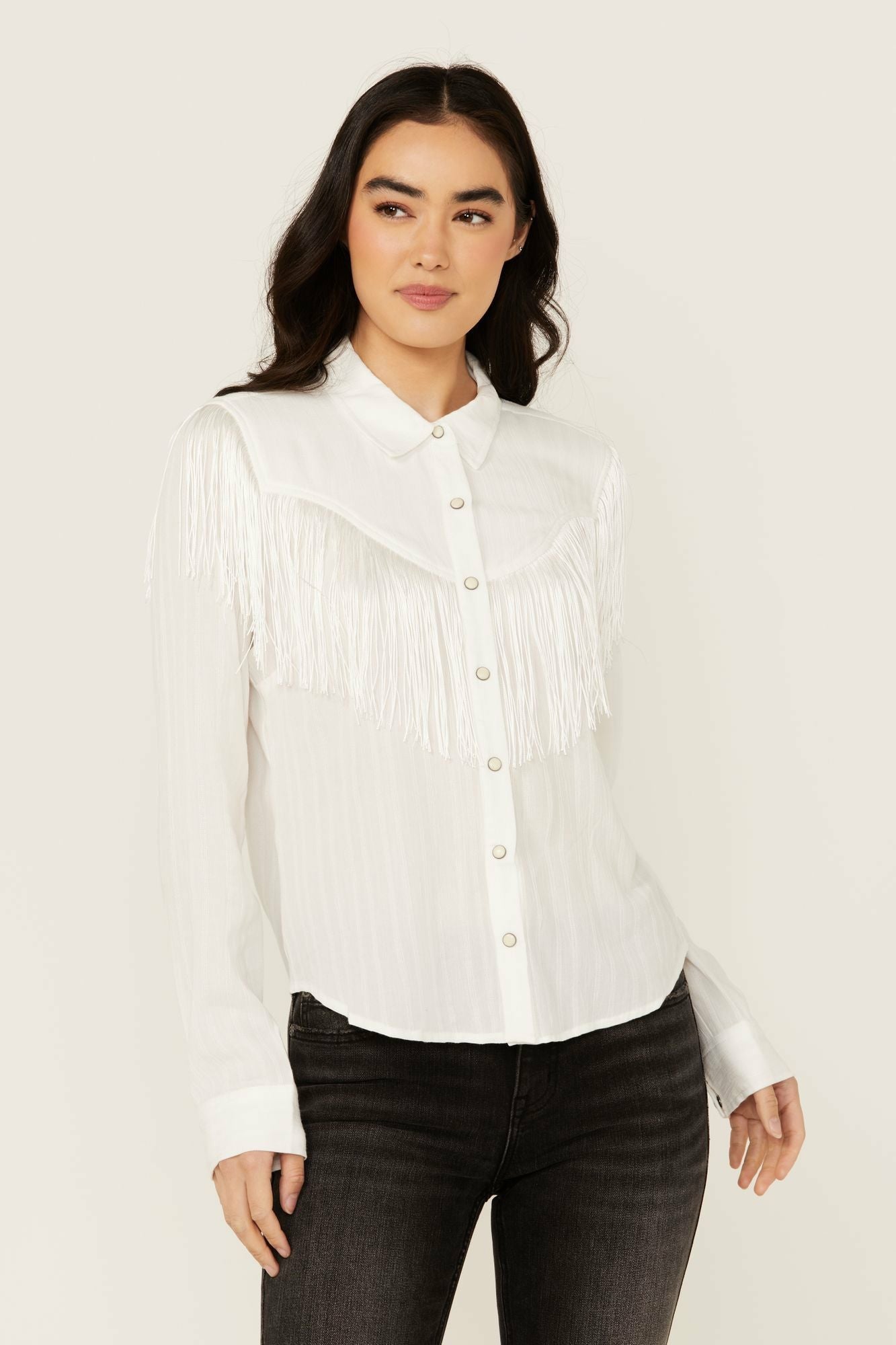 Idyllwind Women | Etta Fringe Long Sleeve Snap Western Shirt