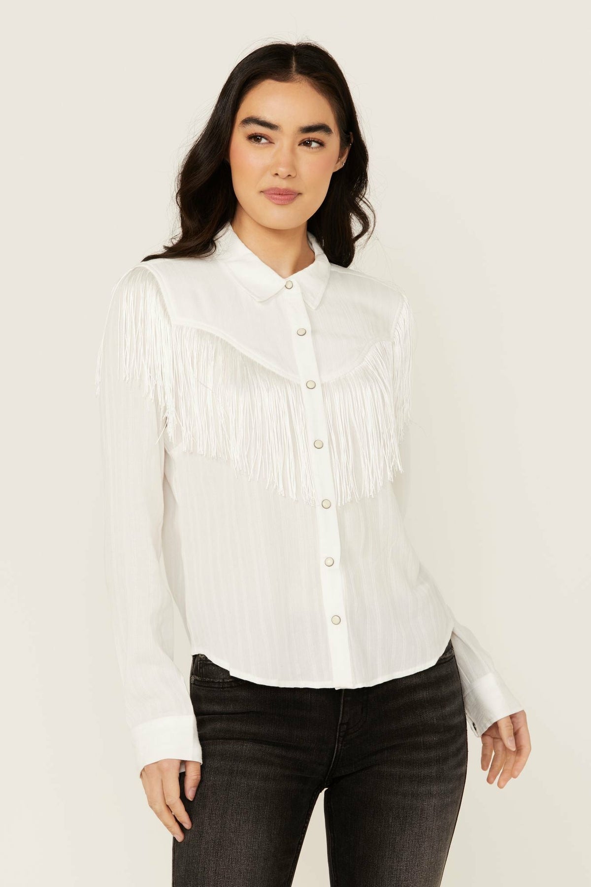 Idyllwind Women | Etta Fringe Long Sleeve Snap Western Shirt
