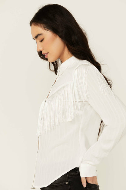 Idyllwind Women | Etta Fringe Long Sleeve Snap Western Shirt