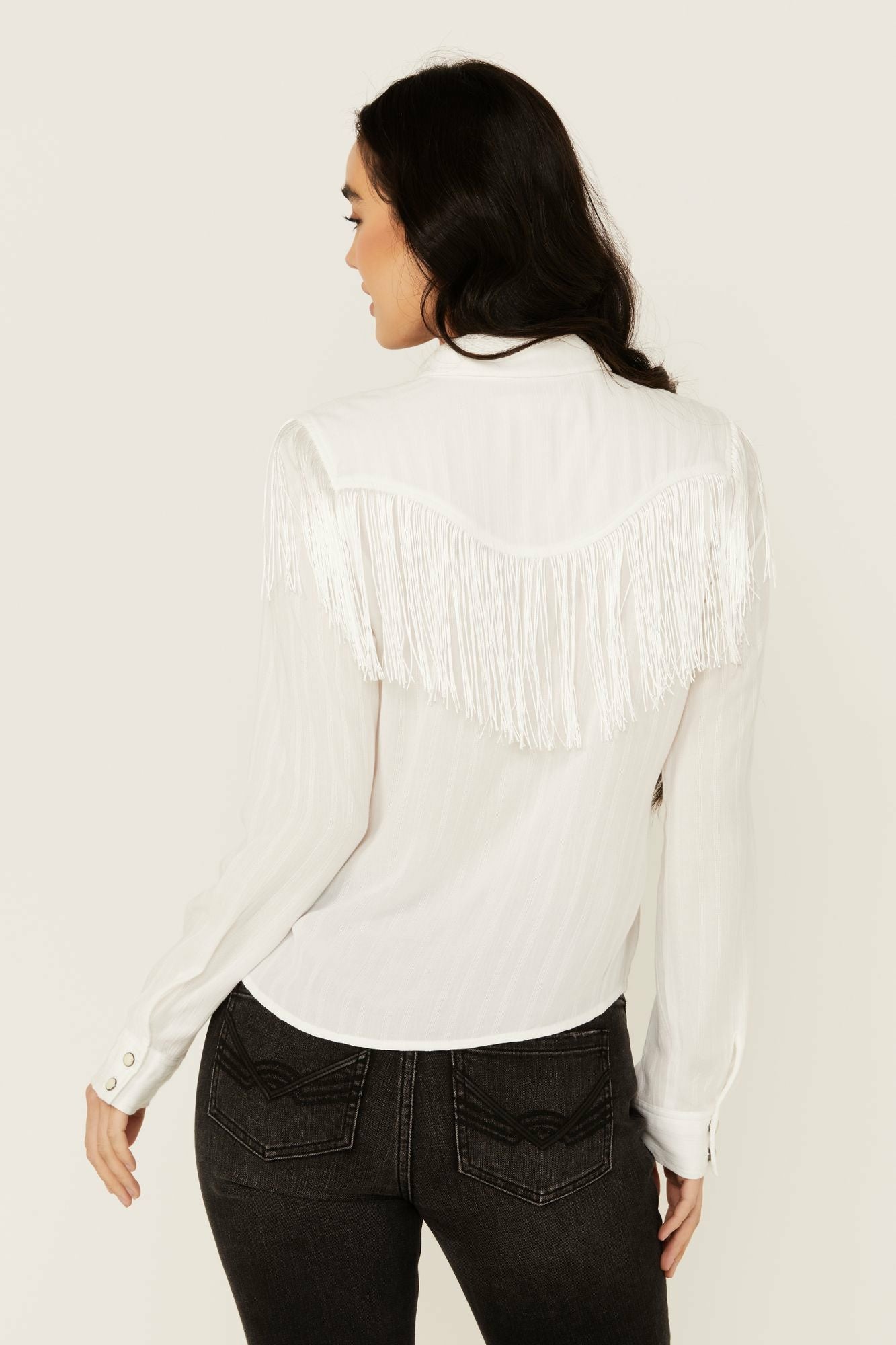 Idyllwind Women | Etta Fringe Long Sleeve Snap Western Shirt