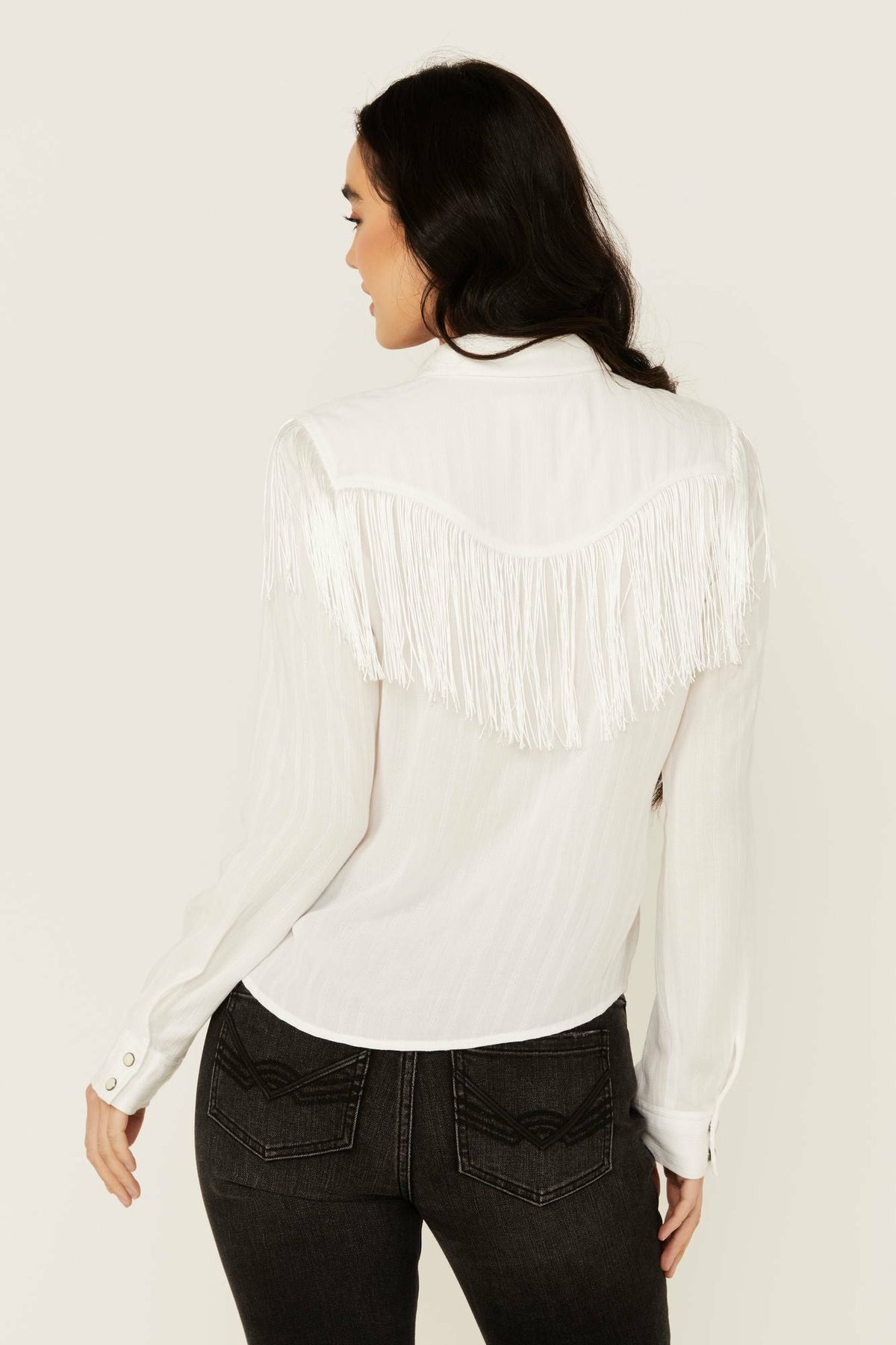 Idyllwind Women | Etta Fringe Long Sleeve Snap Western Shirt