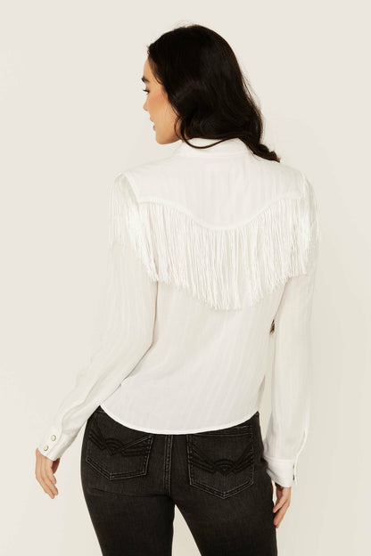 Idyllwind Women | Etta Fringe Long Sleeve Snap Western Shirt