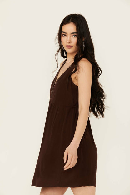 Idyllwind Women | Winfrey Criss Cross Front Embellished Dress