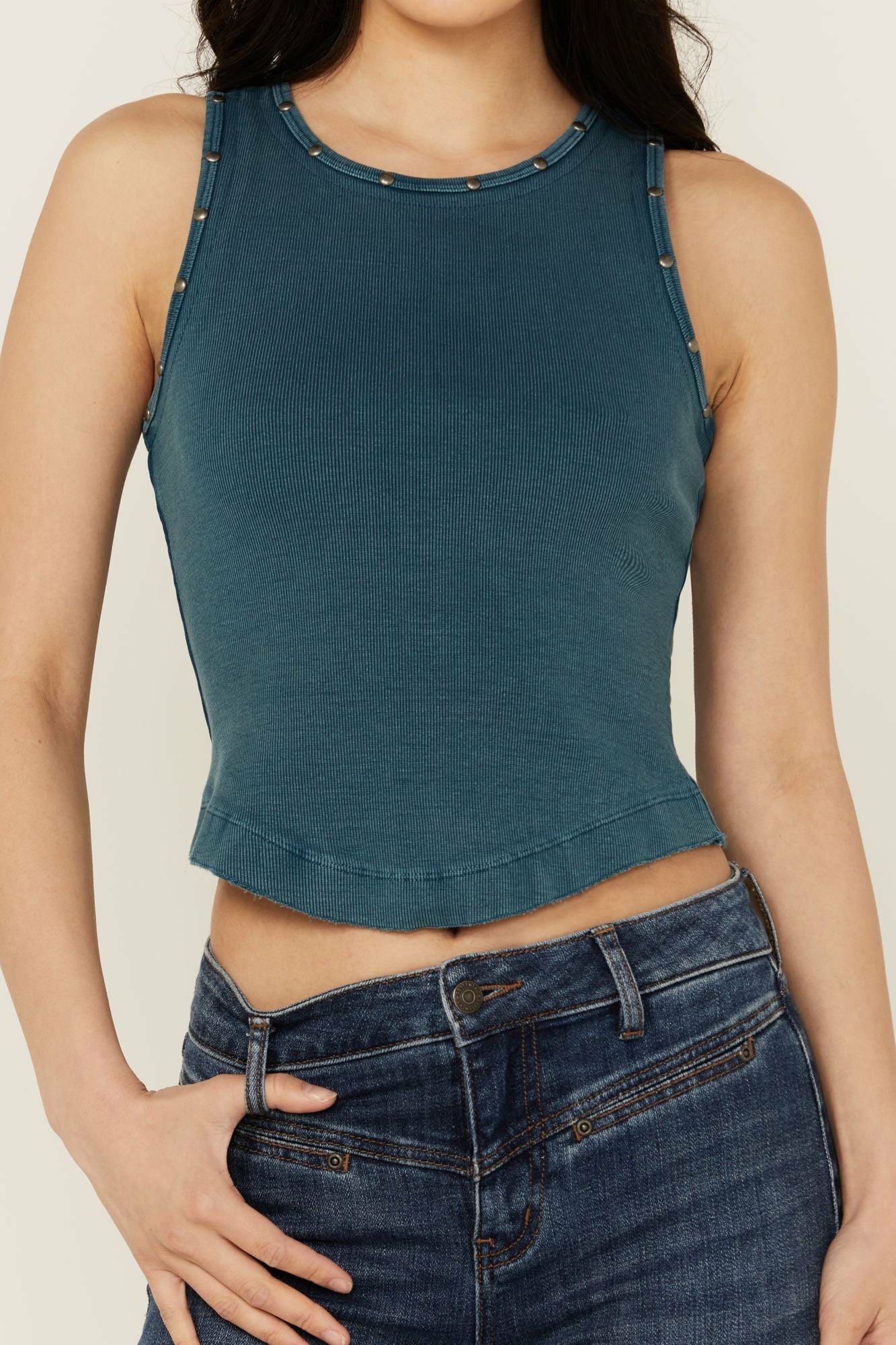 Idyllwind Women | Ribbed Studded Tank