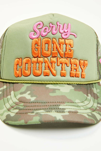 Idyllwind Women | Sorry Gone Country Camo Print Ball Cap