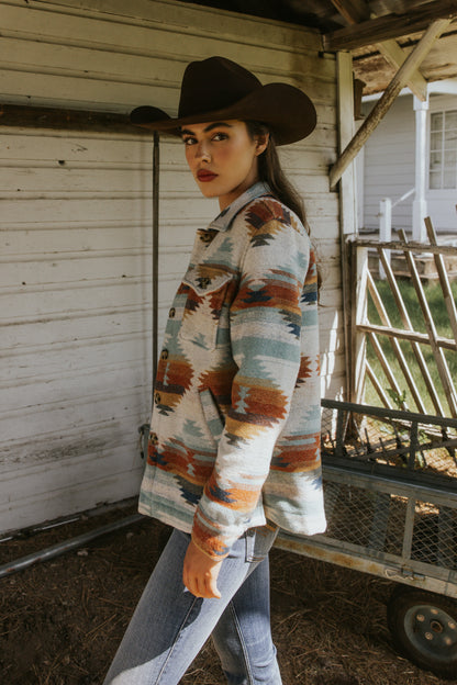 Idyllwind Women | Dusk Southwestern Print Shacket