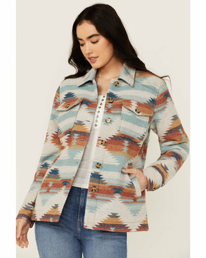 Idyllwind Women | Dusk Southwestern Print Shacket