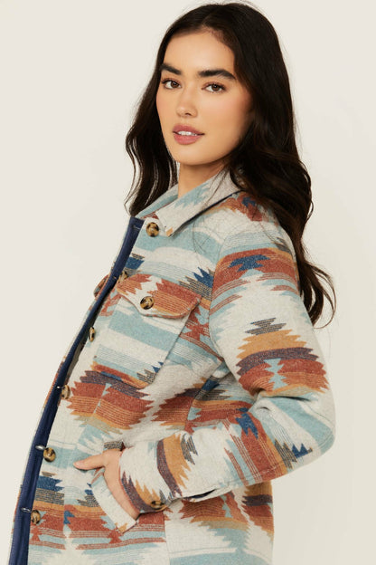 Idyllwind Women | Dusk Southwestern Print Shacket