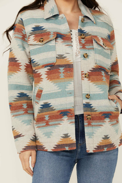 Idyllwind Women | Dusk Southwestern Print Shacket