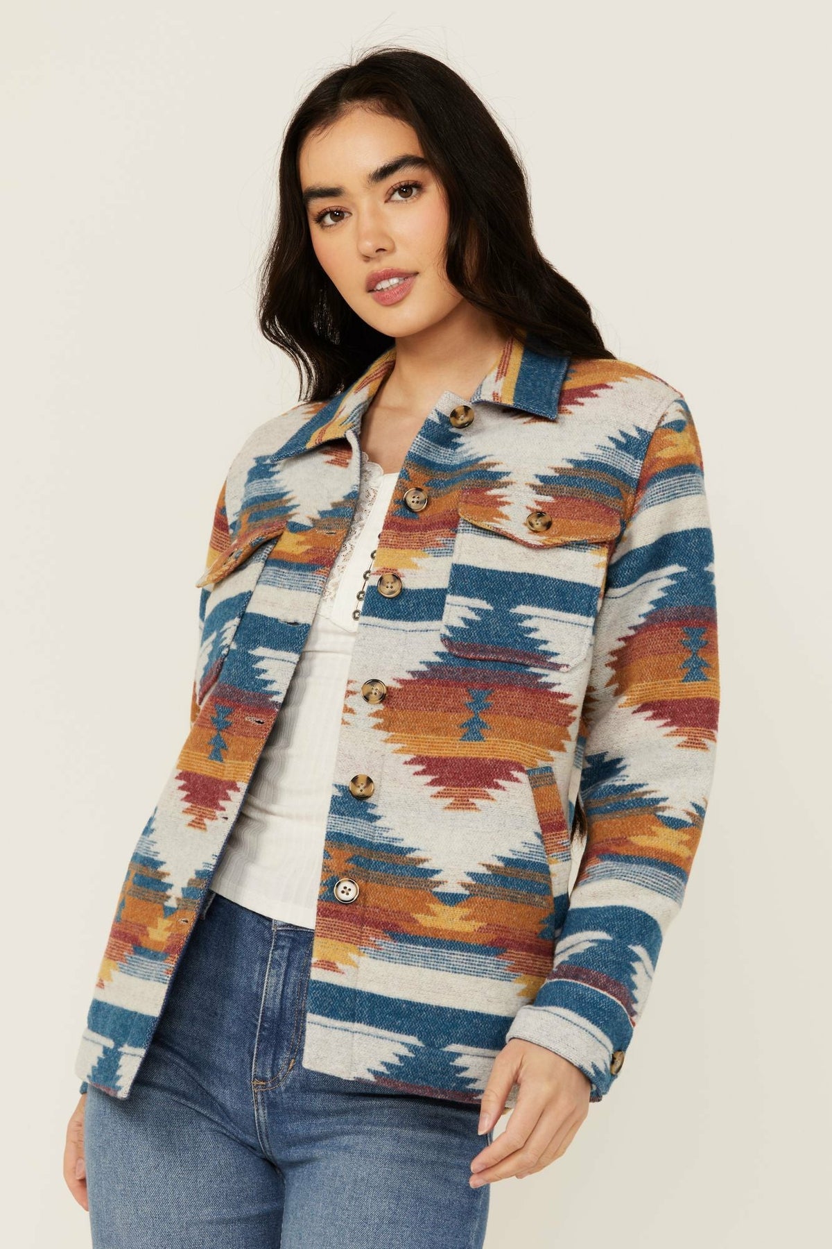 Idyllwind Women | Southwestern Print Shacket