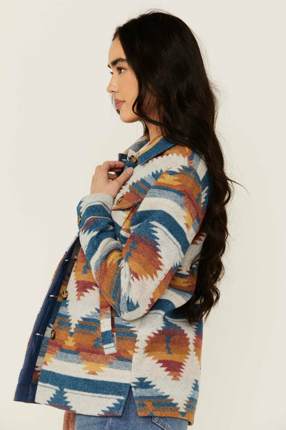 Idyllwind Women | Southwestern Print Shacket