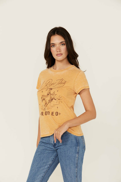 Idyllwind Women | I Run This Rodeo Short Sleeve Relaxed Graphic Tee