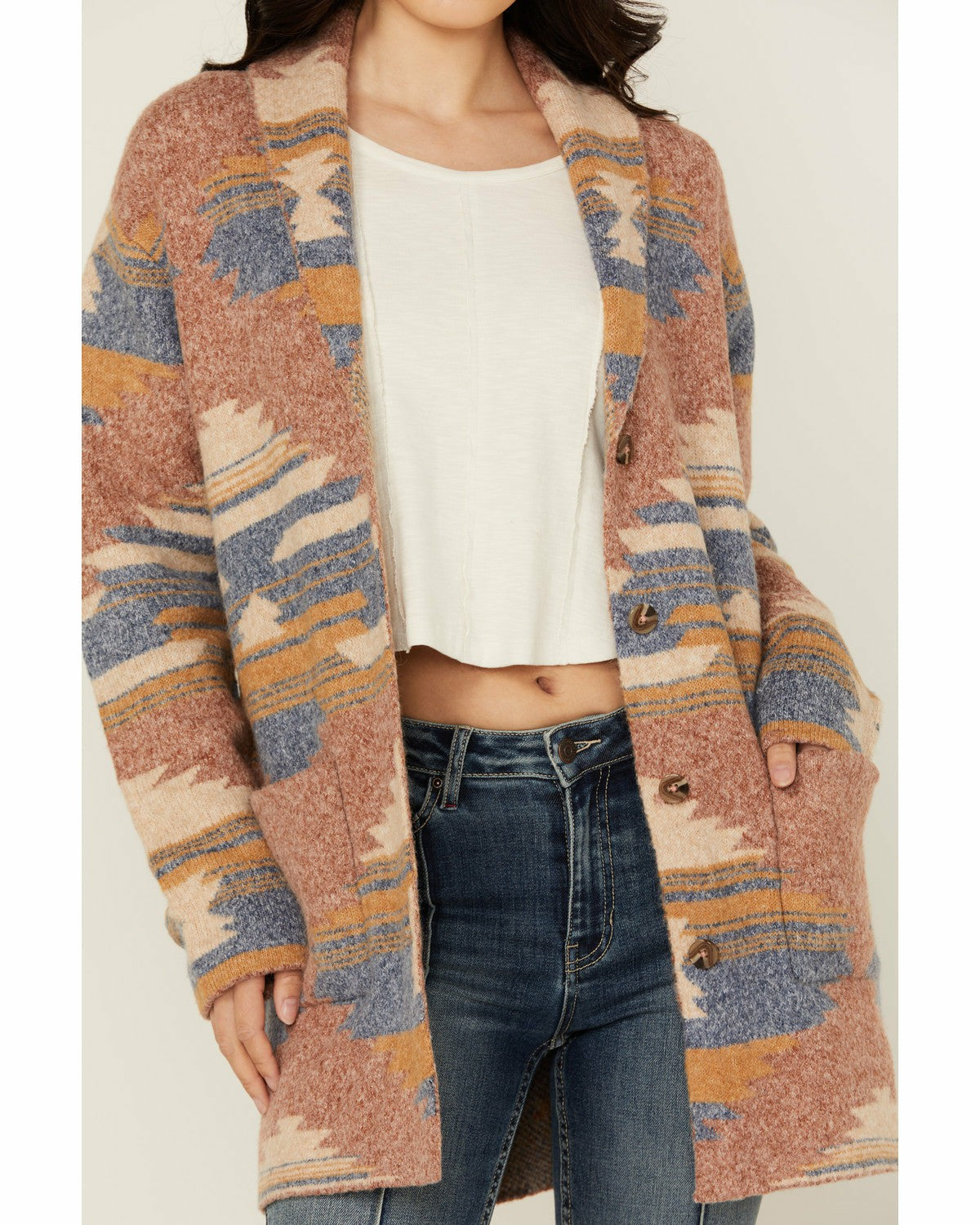Idyllwind Women | Crosswind Southwestern Print Cardigan