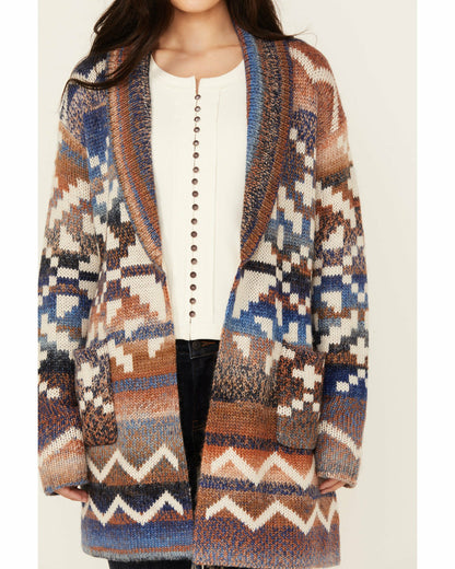 Idyllwind Women | Myhr Southwestern Print Cardigan