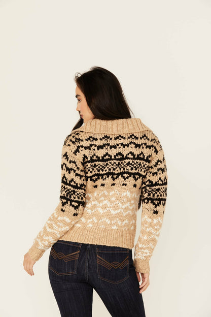 Idyllwind Women | Otay Studded Southwestern Pullover Sweater