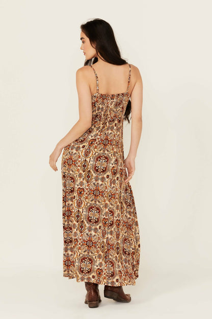 Idyllwind Women | Roxanne Tapestry Print Sleeveless Maxi Dress