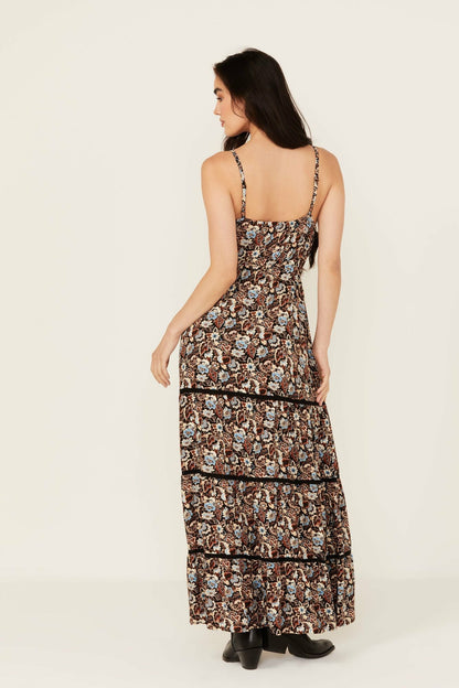 Idyllwind Women | Floral Print Sleeveless Maxi Dress