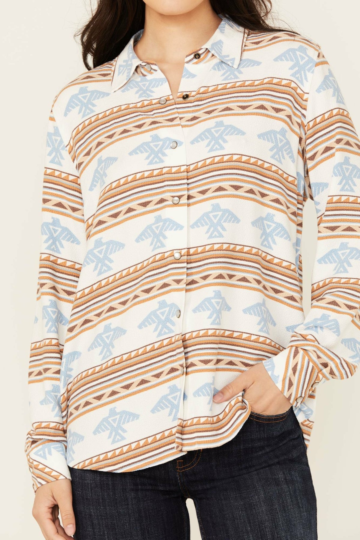 Idyllwind Women | Thunderbird Featherlight Long Sleeve Snap Western Shirt