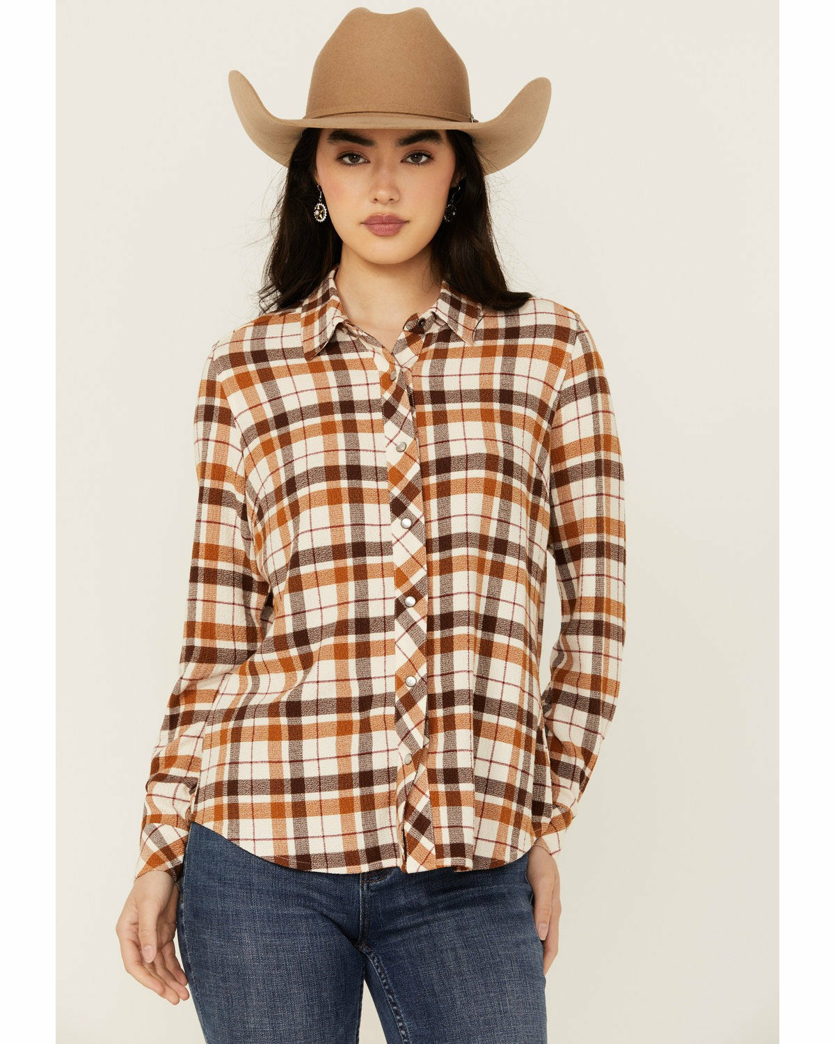 Idyllwind Women | Binkley Featherlight Plaid Print Pearl Snap Western Shirt