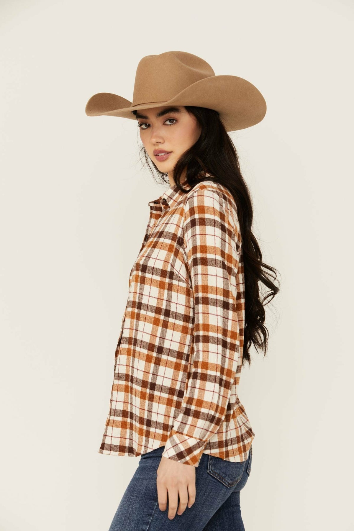 Idyllwind Women | Binkley Featherlight Plaid Print Pearl Snap Western Shirt