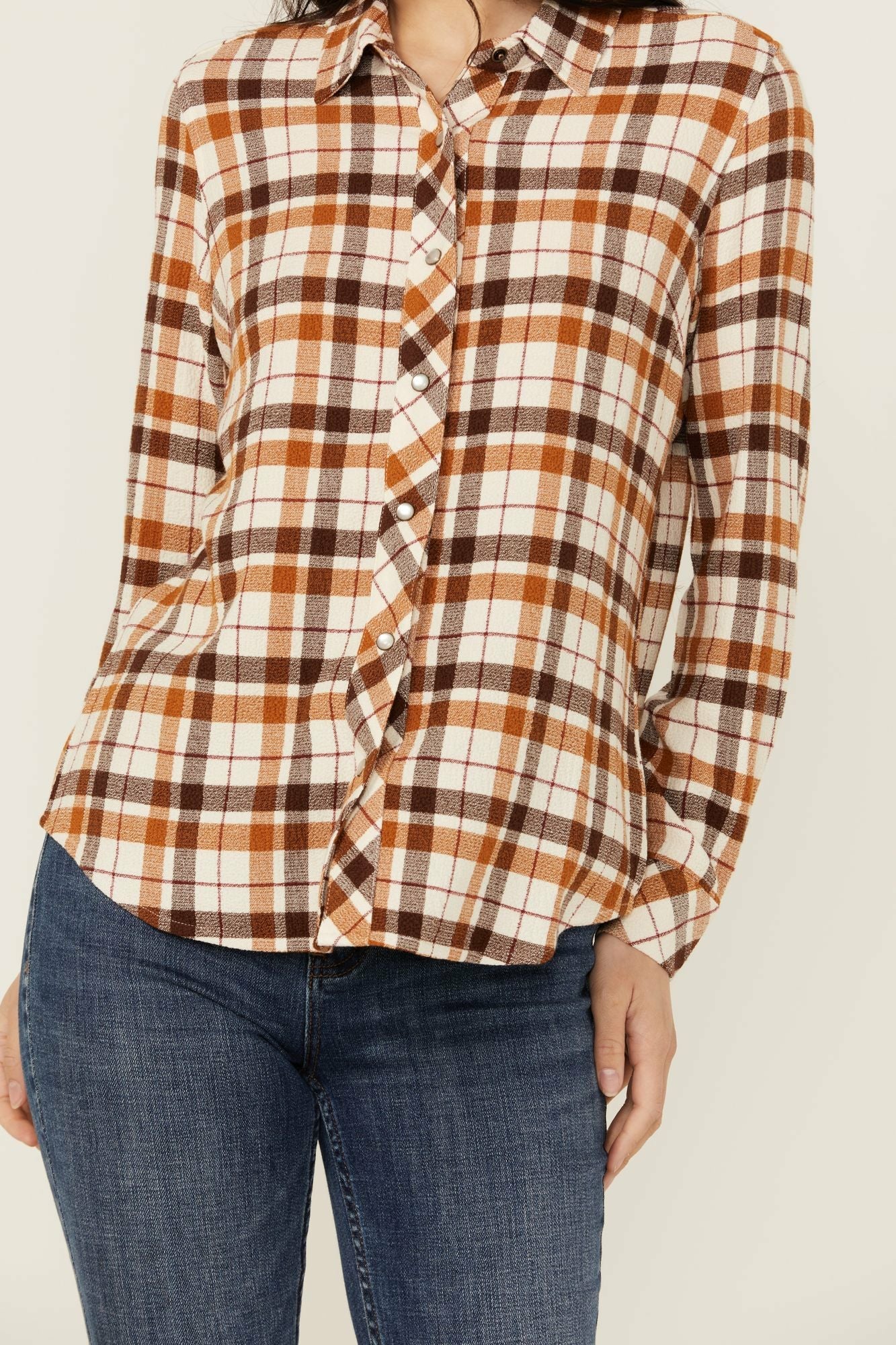Idyllwind Women | Binkley Featherlight Plaid Print Pearl Snap Western Shirt