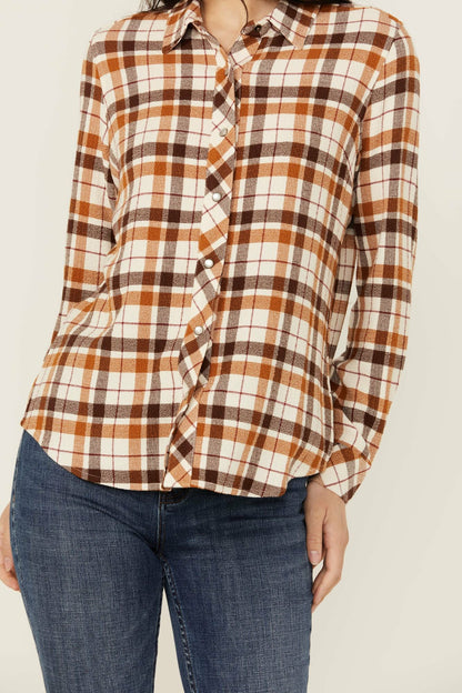Idyllwind Women | Binkley Featherlight Plaid Print Pearl Snap Western Shirt