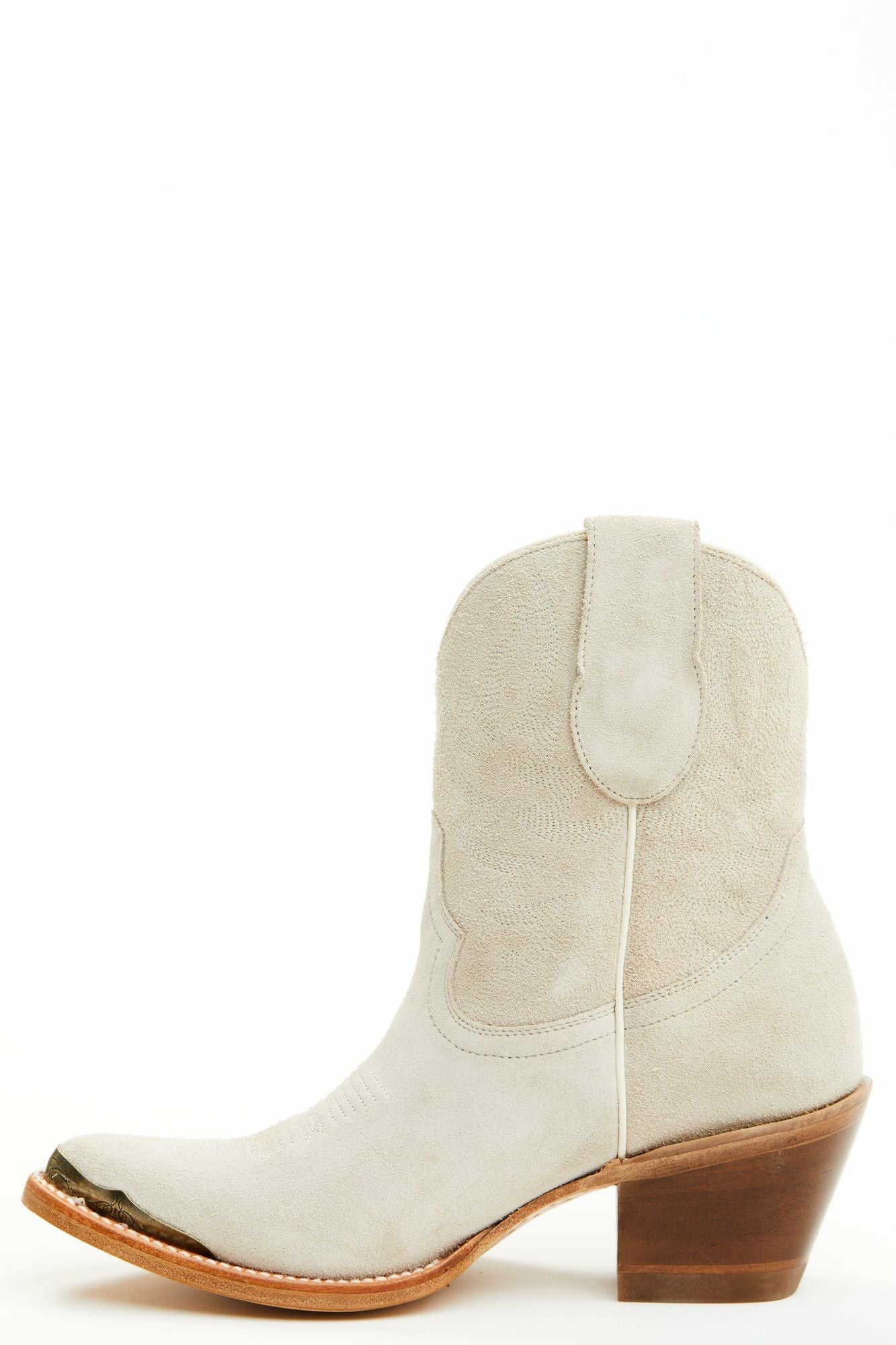 Idyllwind Women | Wheels Ivory Suede Western Booties - Round Toe