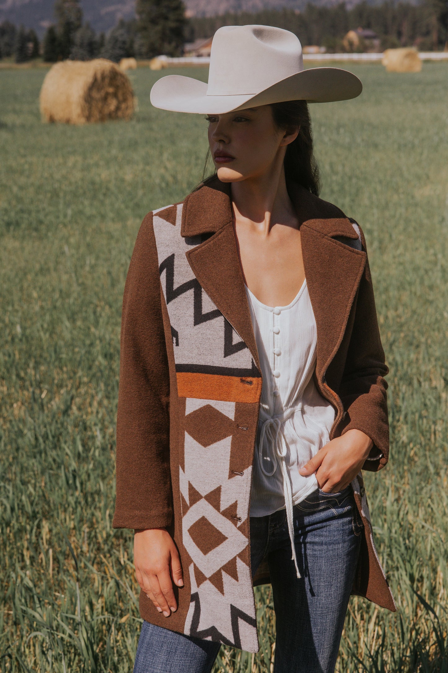 Idyllwind Women | Winton Southwestern Print Button-Down Coat
