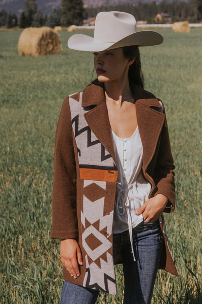 Idyllwind Women | Winton Southwestern Print Button-Down Coat