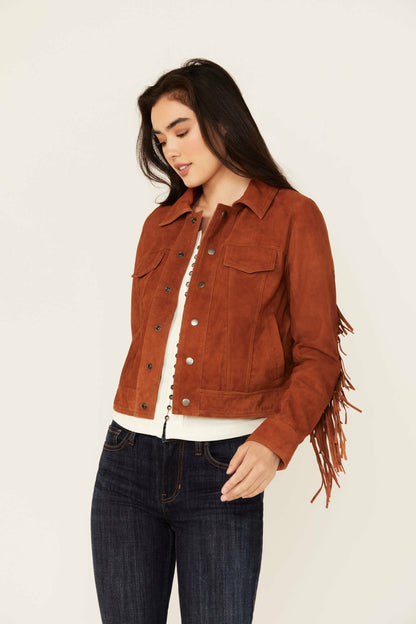 Idyllwind Women | Wynbrook Fringe Suede Jacket