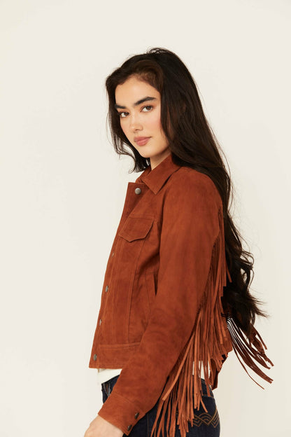 Idyllwind Women | Wynbrook Fringe Suede Jacket