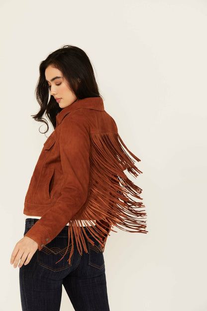 Idyllwind Women | Wynbrook Fringe Suede Jacket