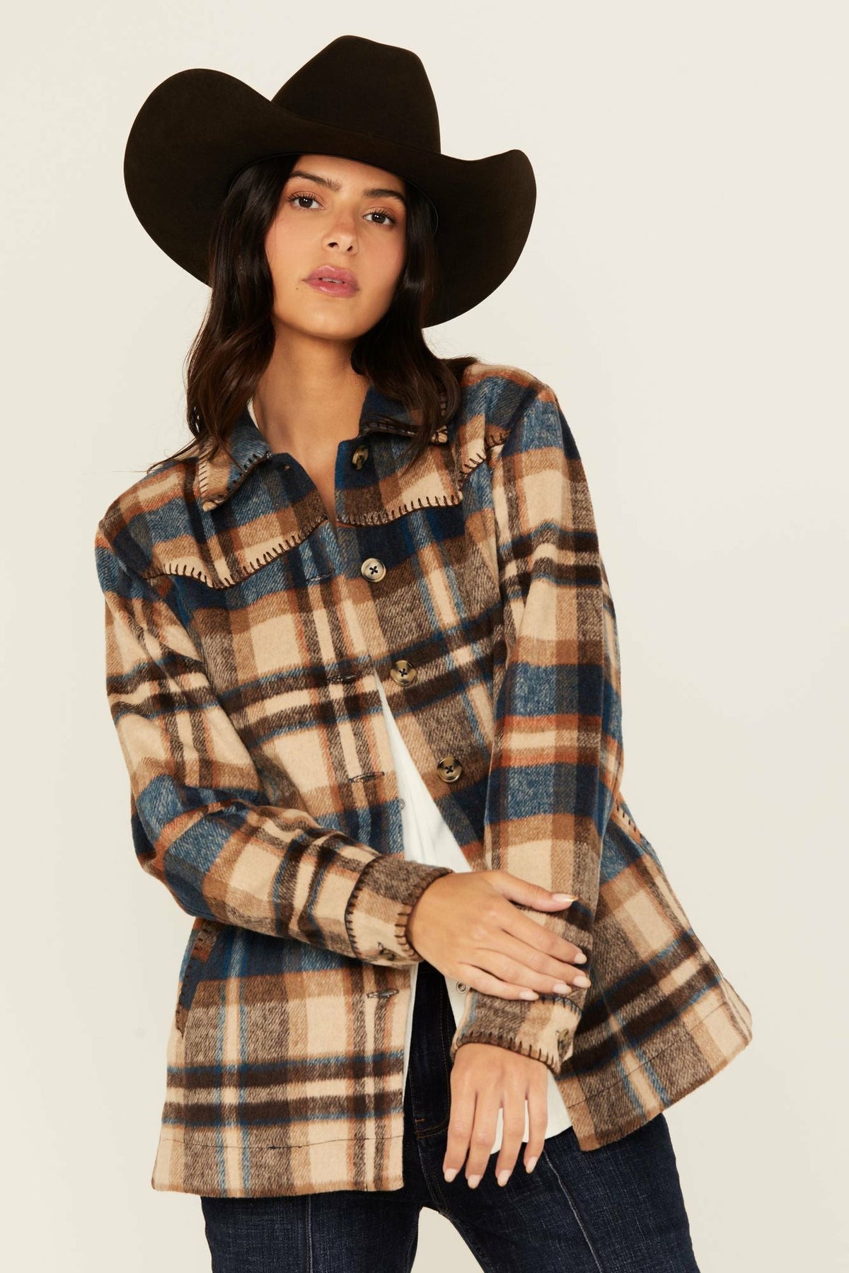 Idyllwind Women | Dowlan Plaid Print Shacket