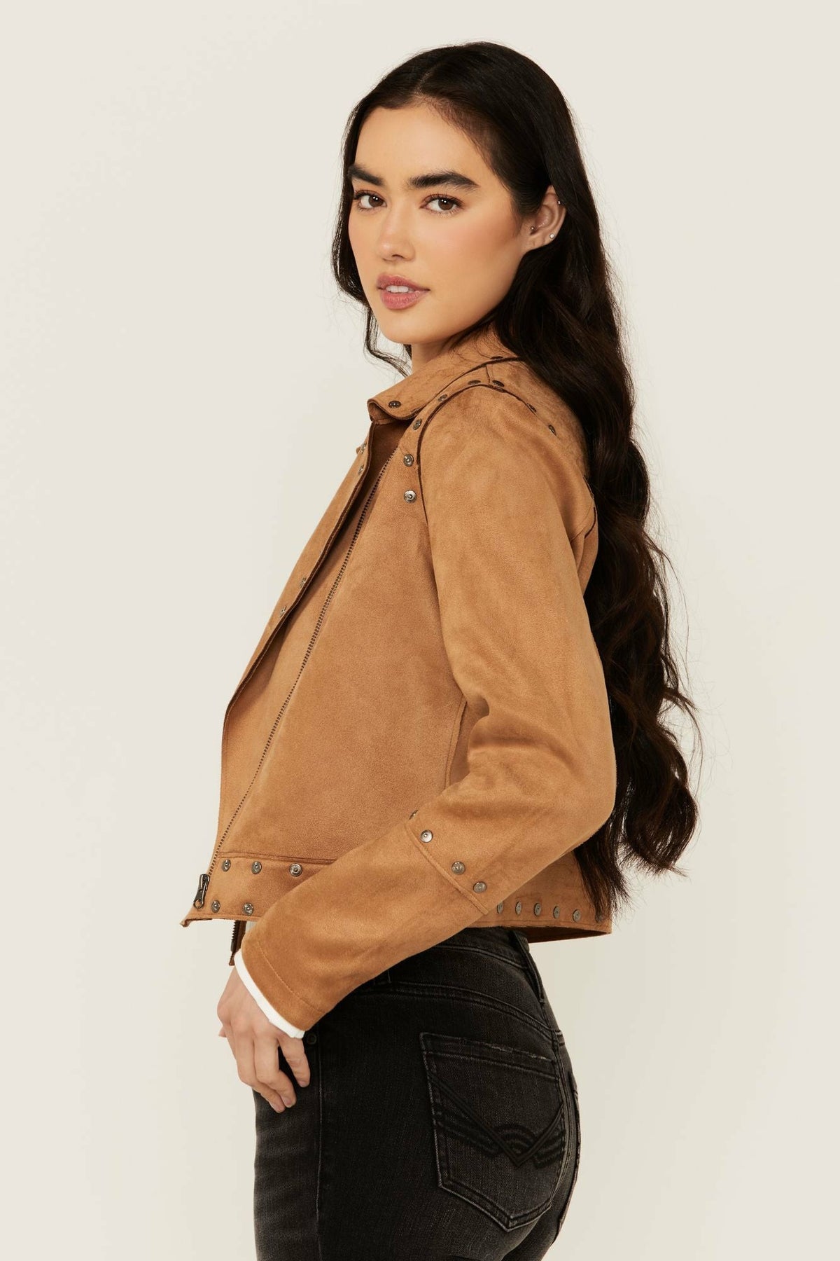 Idyllwind Women | Yorkshire Studded And Embroidered Moto Jacket