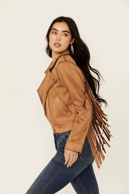 Idyllwind Women | Boxcroft Fringe Moto Jacket