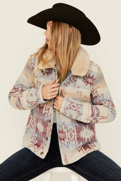 Idyllwind Women | Diamondhead Reversible Denim Blanket Jacket