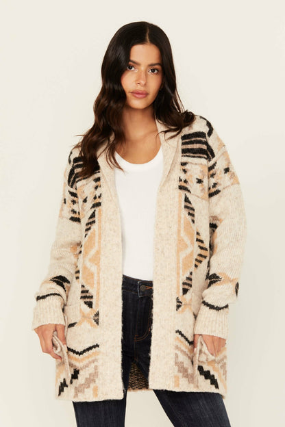 Idyllwind Women | Nora Southwestern Print Belted Sweater