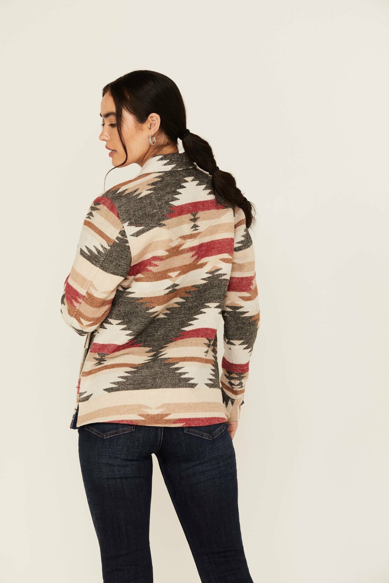 Idyllwind Women | Roadhouse Southwestern Print Button-Down Shacket